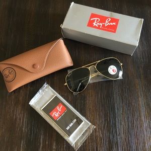 Rayban 3025 Aviator - Polarized, Standard Size